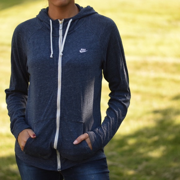 Nike Tops - Nike Light weight Cotton zip up XL